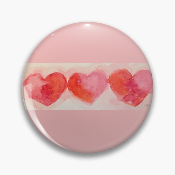 Item preview, Watercolor hearts designed and sold by Kara Draws.