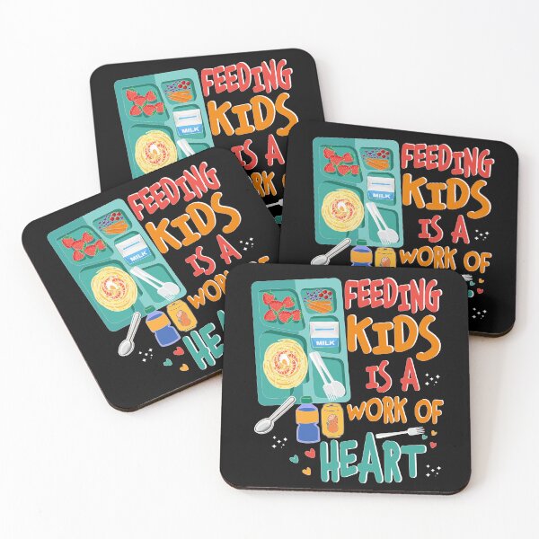 Item preview, Feeding Kids Is A Work of Heart Lunch Lady Design designed and sold by Nocturnal-Vines.