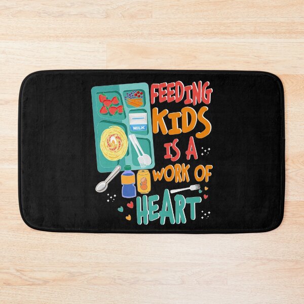 Item preview, Feeding Kids Is A Work of Heart Lunch Lady Design designed and sold by Nocturnal-Vines.