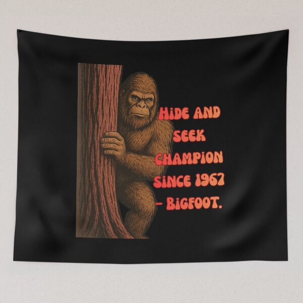 Item preview, Bigfoot Yeti Sasquatch Hide And Seek 1967 - A Sasquatch Meme You Can See Yourself In designed and sold by SpokeBender.