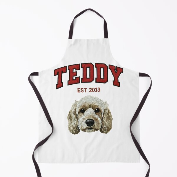 Aperçu de l'œuvre Écusson brodé personnalisé en forme de cockapoo Teddy créée et vendue par fatbanana.