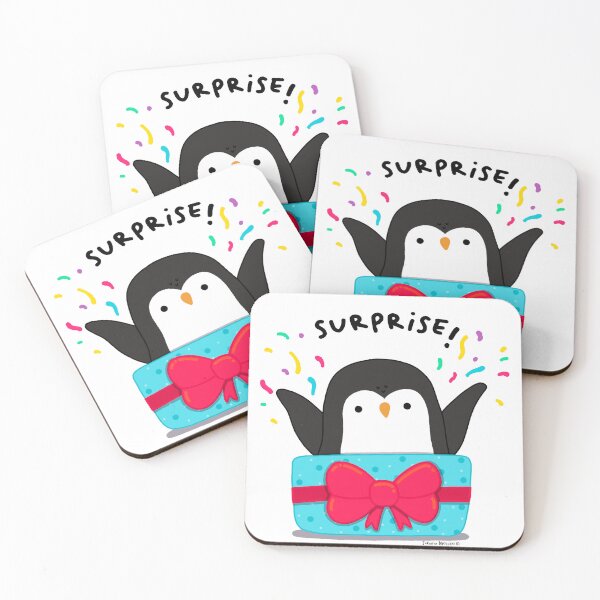 Item preview, Surprise Peguin in Gift Box designed and sold by julianamotzko.