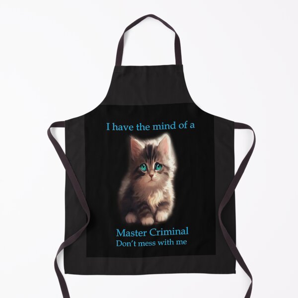 Item preview, Master Criminal Kitten designed and sold by Patricia Brown.