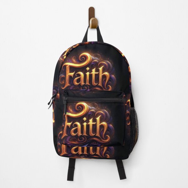 Item preview, Faith- Glowing fantasy word art in gold and amethyst designed and sold by WF-Studio.