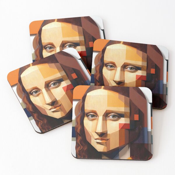 Item preview, Mona Lisa abstract designed and sold by EgonZ9.