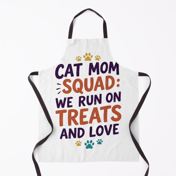 Item preview, Cat Mom Squad We Run On Treats And Love designed and sold by Quillway.