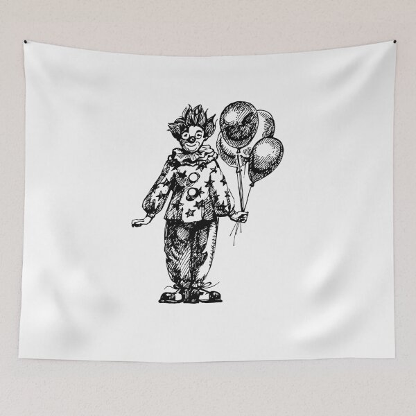 Item preview, clown designed and sold by itswallcraft.