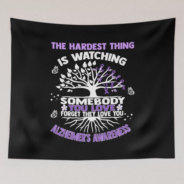 Item preview, Poignant Alzheimer's Awareness Quote Tree of Life designed and sold by Nocturnal-Vines.
