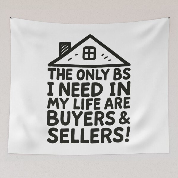 Item preview, The Only BS I Need - Funny Real Estate Agent designed and sold by Mason-Pride.