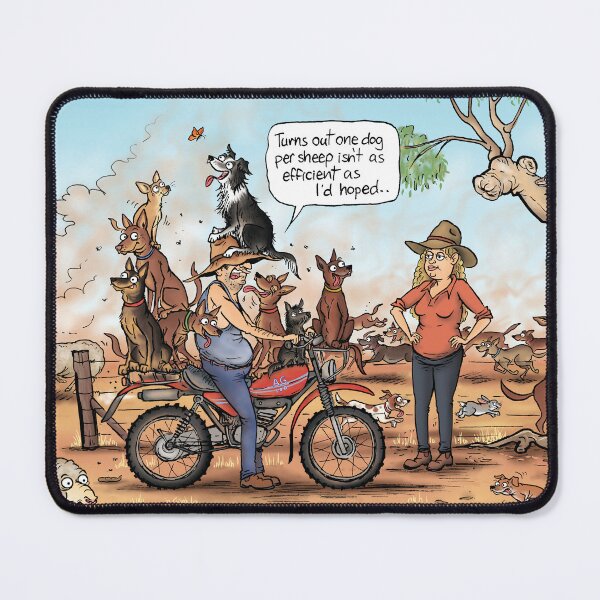 Item preview, One Dog Per Sheep designed and sold by Jed Dunstan.