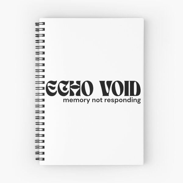 Item preview, ECHO VOID. Memory Not Responding. – Minimalist Text Design | Glitch Absurdism Quote | RETL Style designed and sold by RETL.