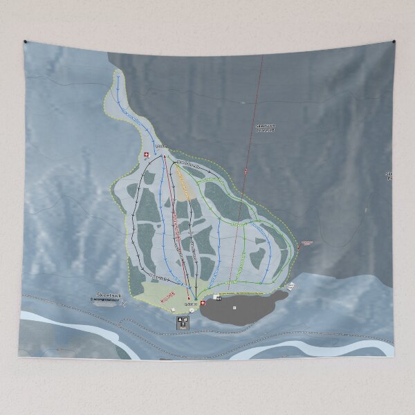 Item preview, Skeetawk Resort Trail Map designed and sold by Mapsynergy.