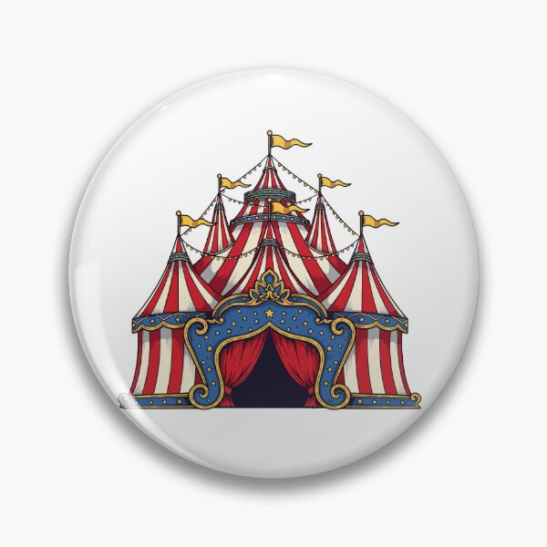 Item preview, vintage circus designed and sold by itswallcraft.
