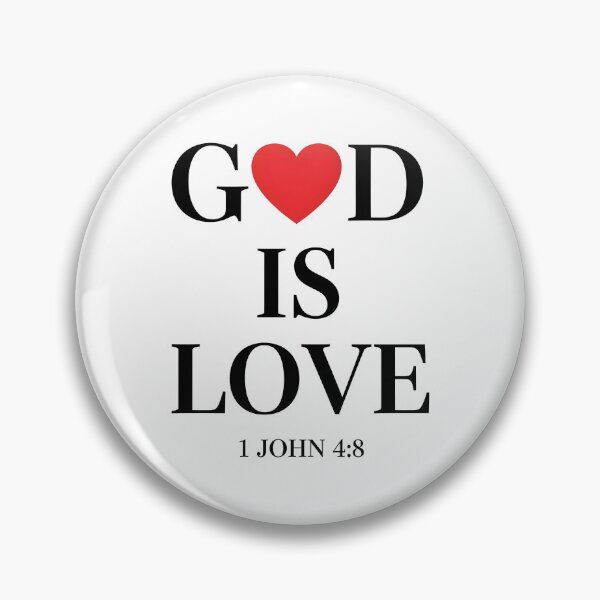 Item preview, Christian Quote Typography Design God Is Love 1 John 4:8. designed and sold by loveandlightrb.