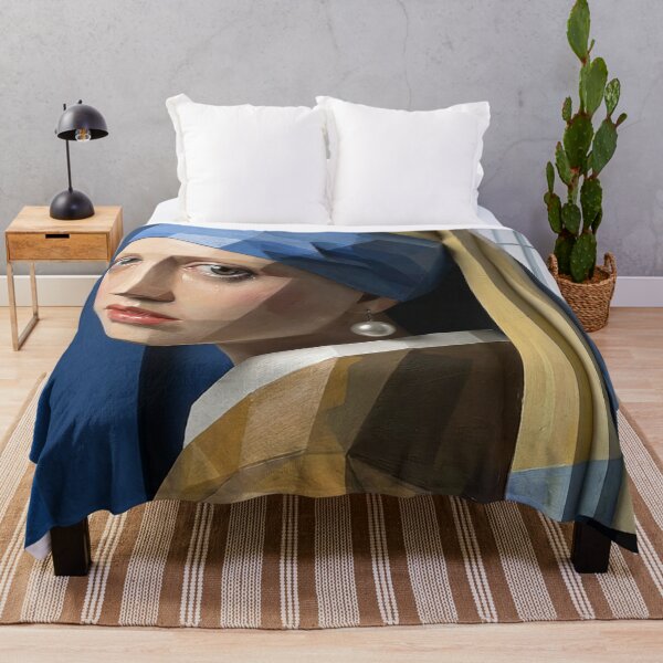 Item preview, girl with pearl abstract art designed and sold by EgonZ9.