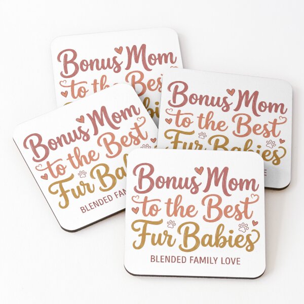 Item preview, Bonus Mom To The Best Fur Babies designed and sold by Quillway.