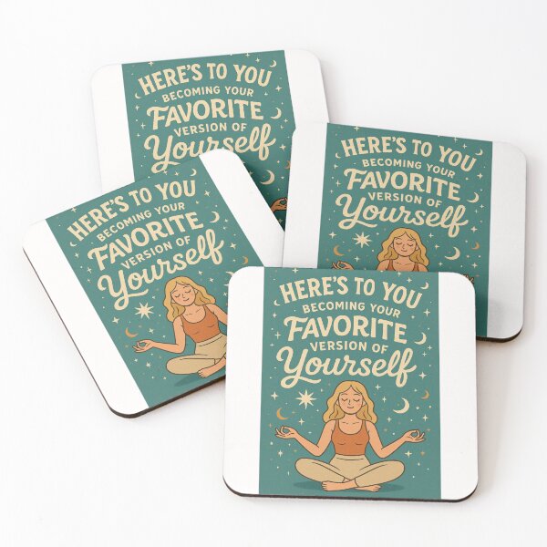 Item preview, Positive Affirmation Greeting with Blonde Woman Meditating Under Celestial Sky designed and sold by Places On Earth.
