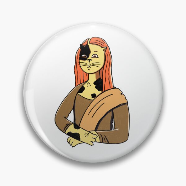 Item preview, cat monalisa designed and sold by itswallcraft.