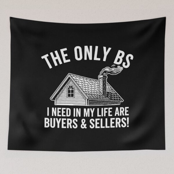 Item preview, The Only BS I Need - Funny Real Estate Agent designed and sold by Mason-Pride.