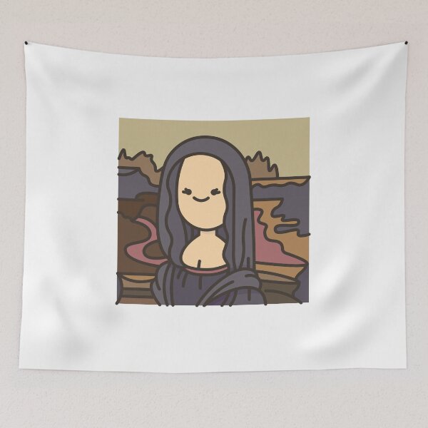Item preview, funny monalisa painting designed and sold by itswallcraft.