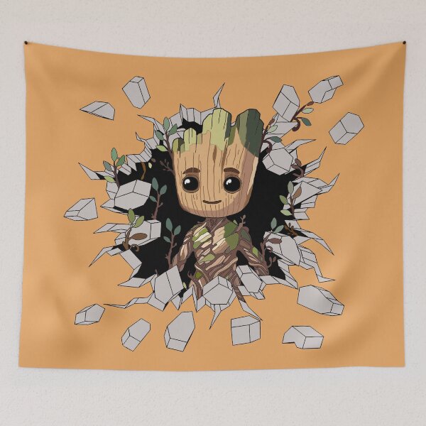 Item preview, Groot Breaks Through The Wall designed and sold by ProfanityFarm.