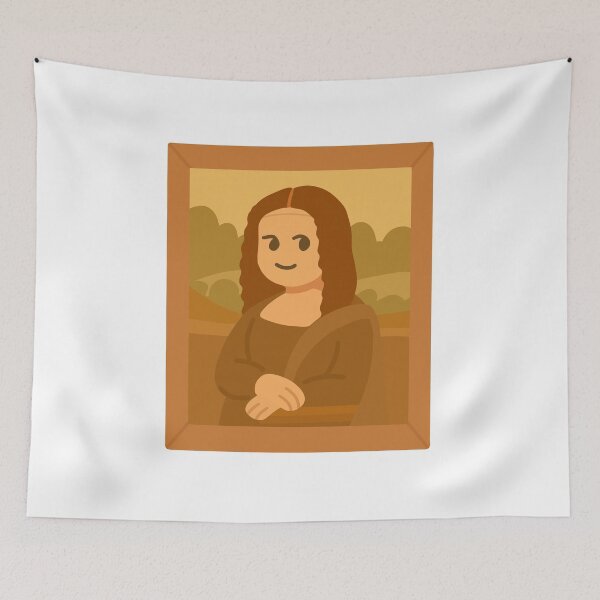 Item preview, monalisa painting humor designed and sold by itswallcraft.