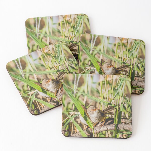 Item preview, Australian Wren in the Reeds – Soft Nature Artwork designed and sold by Michael van der Hoorn.