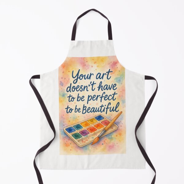 Item preview, Empowering Watercolor Affirmation for Artists with Colorful Palette designed and sold by Places On Earth.