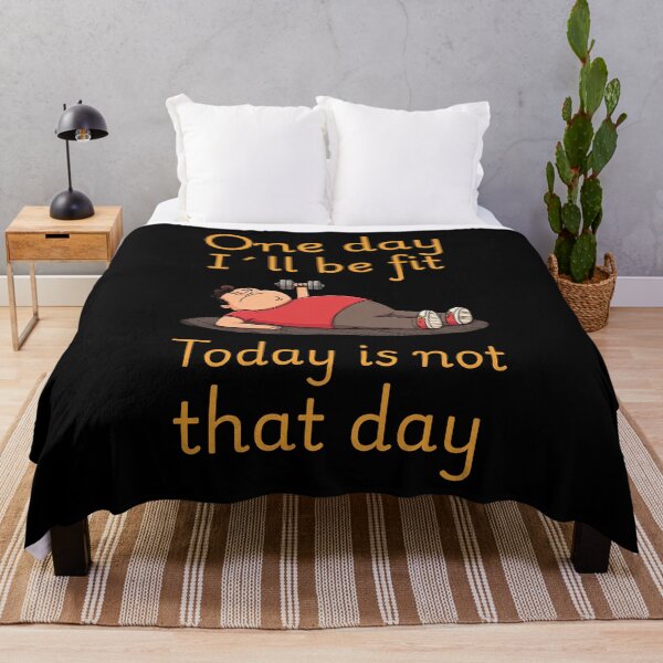 Item preview, One day I´ll be fit. Today is not that day. designed and sold by StudioRedKoala.
