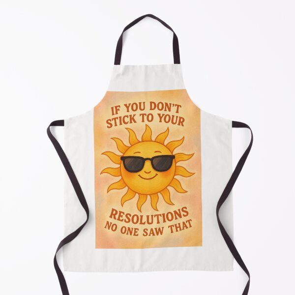Item preview, Funny New Year Resolution Greeting with Cool Sunglass Sun designed and sold by Places On Earth.