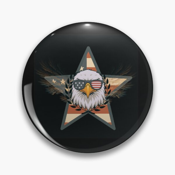 Item preview, American eagle against a star background  designed and sold by Lovelalaland.