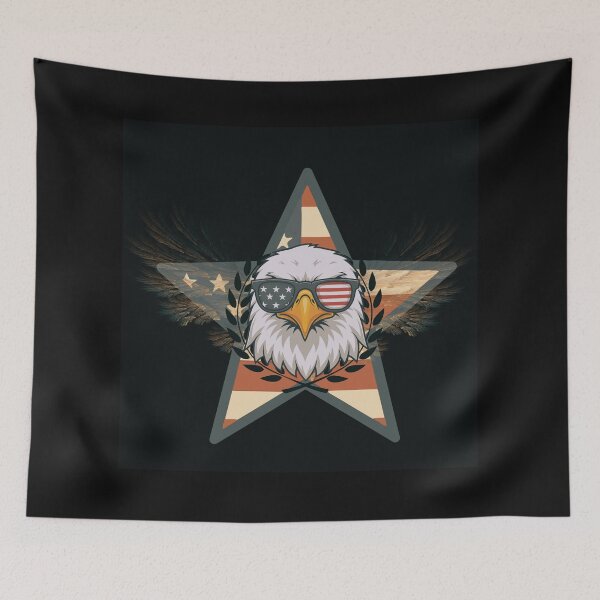 Item preview, American eagle against a star background  designed and sold by Lovelalaland.