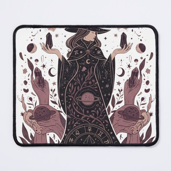 Item preview, Enchanted Black Witch Moon Magic designed and sold by Pollock.