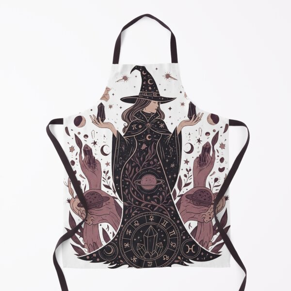 Item preview, Enchanted Black Witch Moon Magic designed and sold by Pollock.