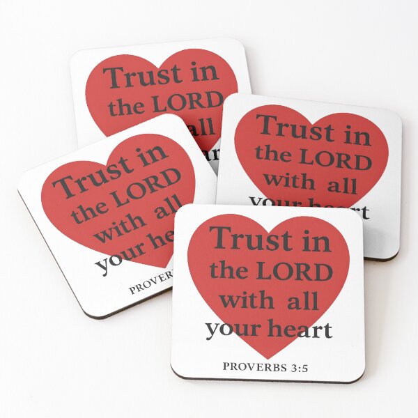 Item preview, Trust in the Lord with All Your Heart Proverbs 3:5 Verse Art. designed and sold by loveandlightrb.