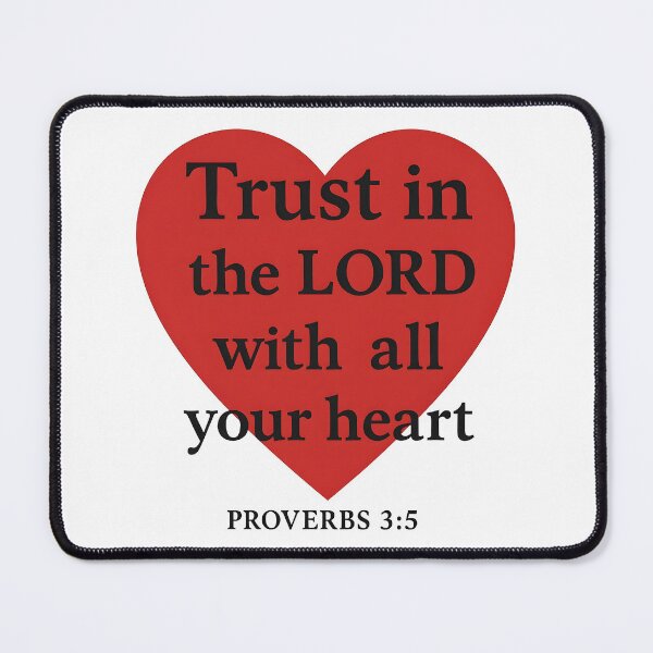 Item preview, Trust in the Lord with All Your Heart Proverbs 3:5 Verse Art. designed and sold by loveandlightrb.