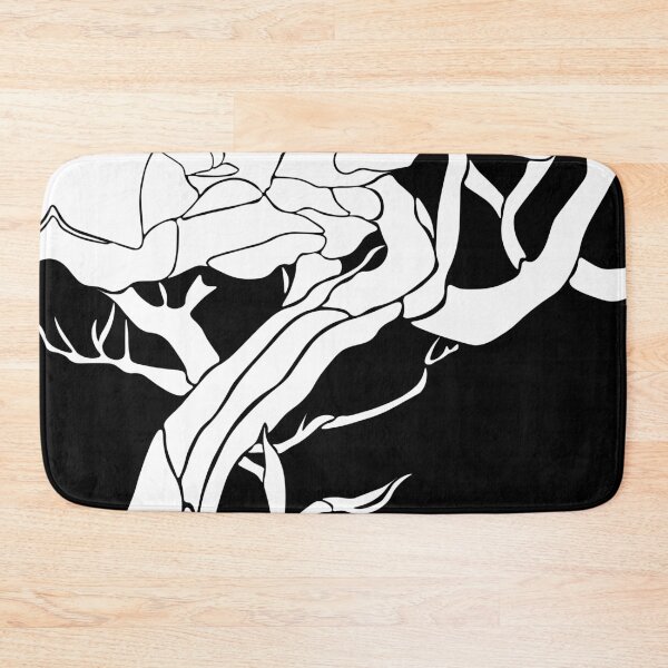 Item preview, Graphic Mangrove Tree Drawing in White designed and sold by BoldLineArt.