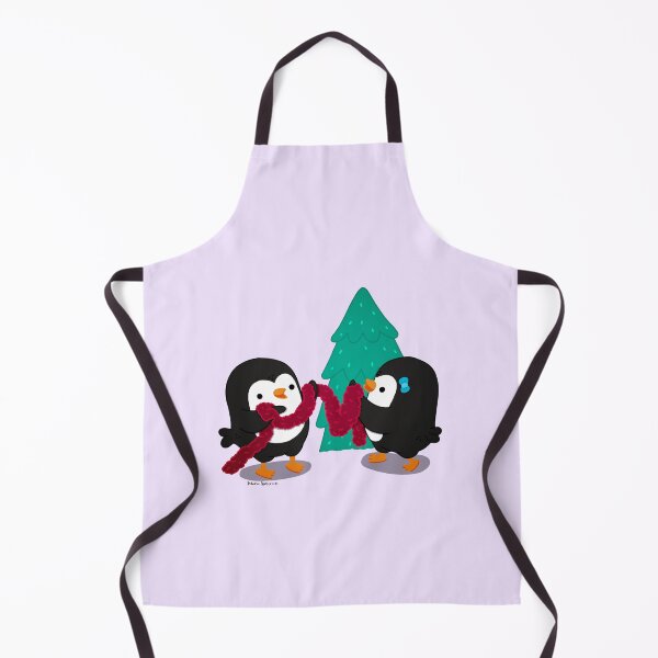 Item preview, Penguins Couple Decorating Tree for Christmas designed and sold by julianamotzko.