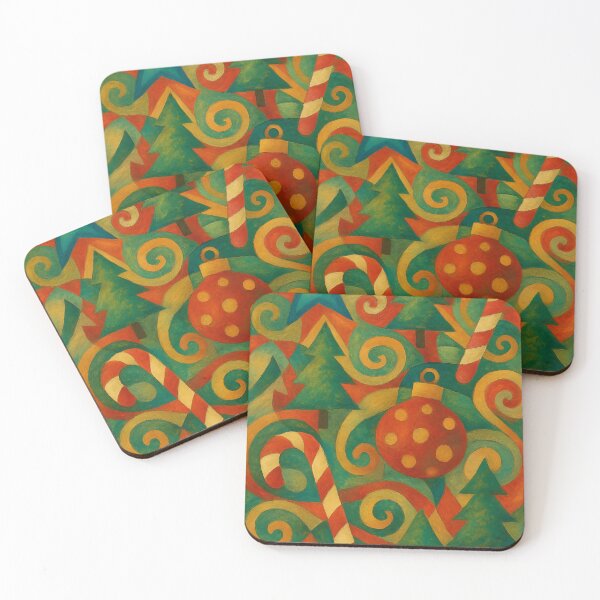 Item preview, Abstract Christmas Swirls and Joy designed and sold by BloomOfDesign.