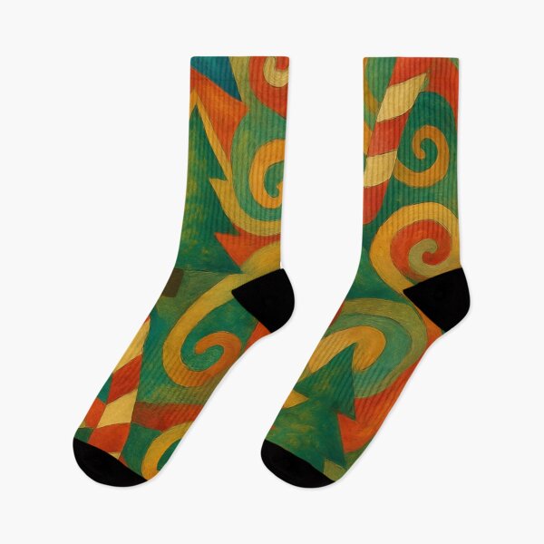 Item preview, Abstract Christmas Swirls and Joy designed and sold by BloomOfDesign.