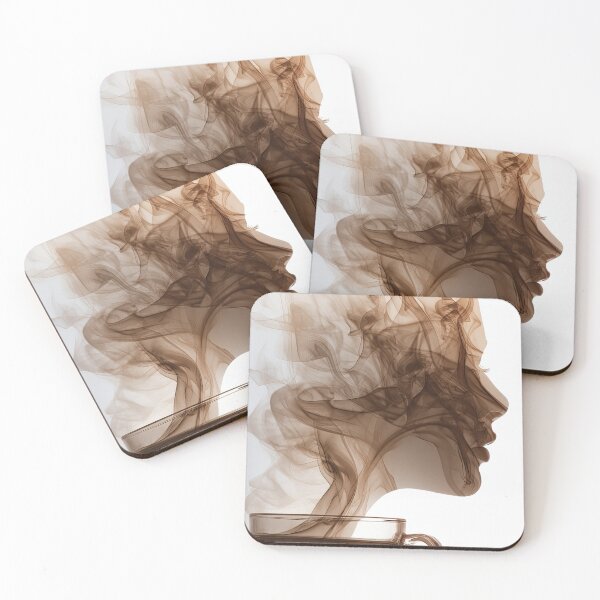 Item preview, abstract woman with coffee designed and sold by EgonZ9.