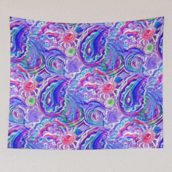 Artikelvorschau, Ozean Paisley Purple Sand entworfen und verkauft von rokinronda.
