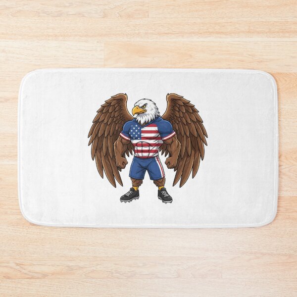 Item preview, Strong American Eagle Football Mascot 2026 designed and sold by ArtByKatti.
