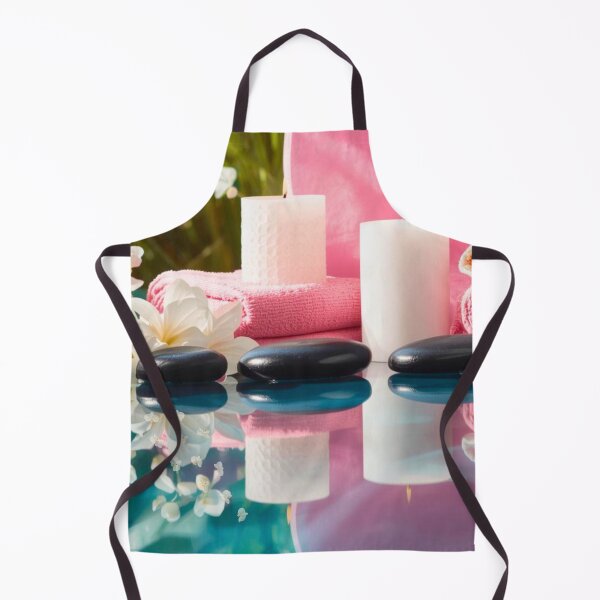 Item preview, Tranquil Spa Setting with Candles designed and sold by Modern-Tropical.
