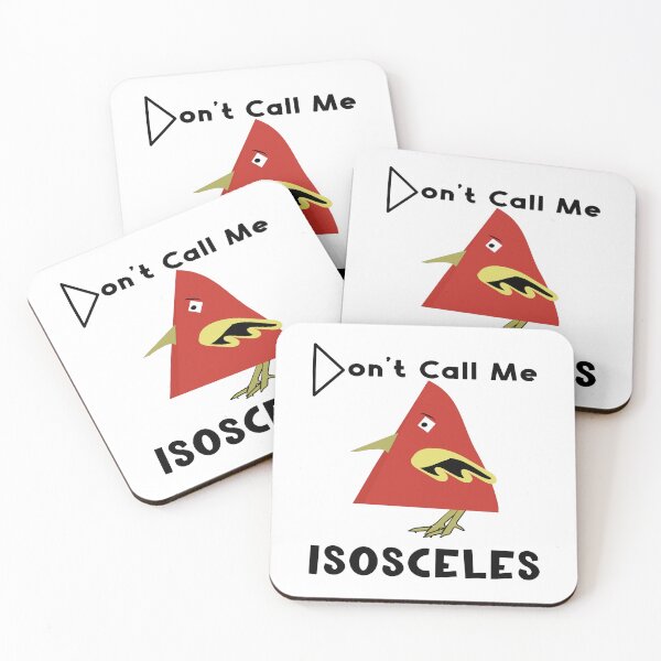 Item preview, Don’t Call Me Isosceles – Funny Triangle Bird designed and sold by bobparduephoto.