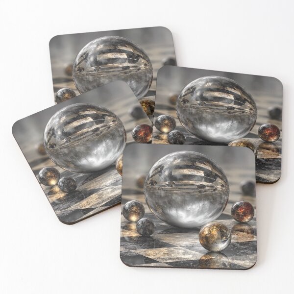 Item preview, Celestial Marbles on a Worn Grid designed and sold by bloorose.