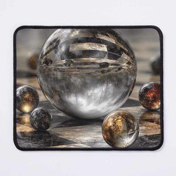 Item preview, Celestial Marbles on a Worn Grid designed and sold by bloorose.