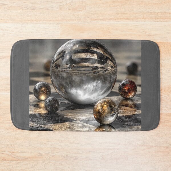 Item preview, Celestial Marbles on a Worn Grid designed and sold by bloorose.