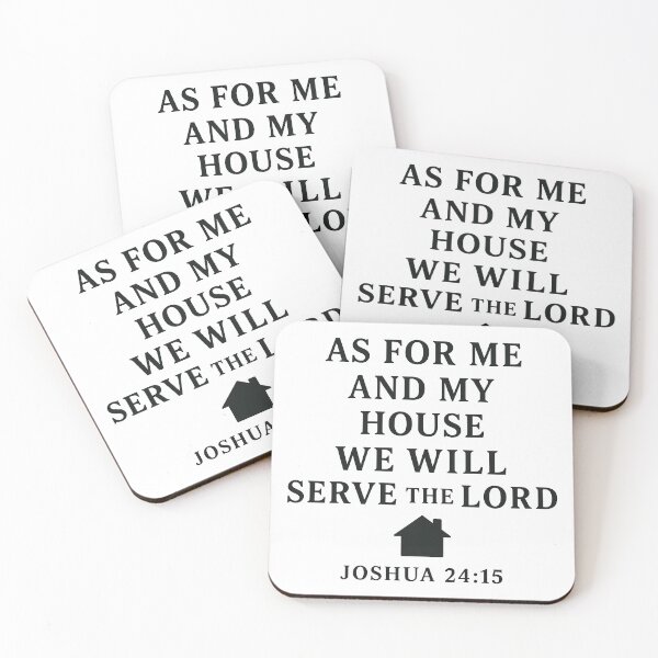 Item preview, As for Me and My House We Will Serve the Lord Joshua 24:15. designed and sold by loveandlightrb.