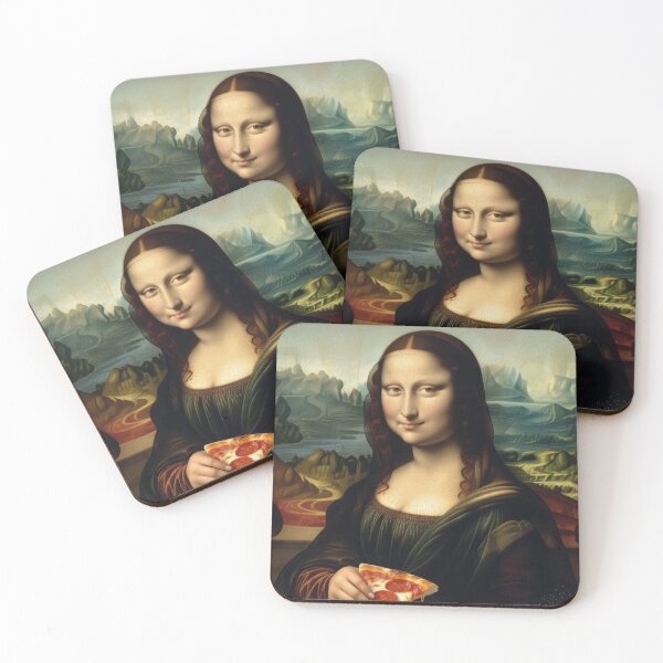 Item preview, Mona Pizza – Renaissance Pepperoni Delight designed and sold by thebigleebowski.